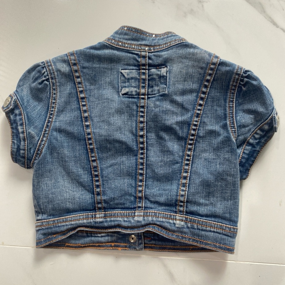 Vintage Limited Too Kids Blue Denim Jacket - Picture 2 of 5